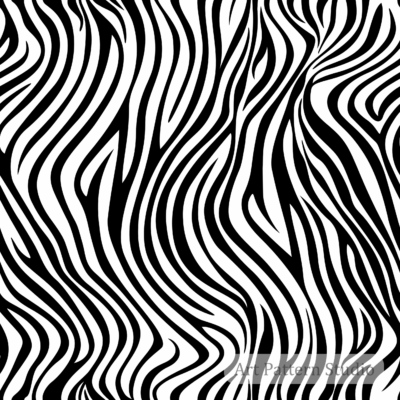 Zebra Seamless Pattern – Black & White Animal Print