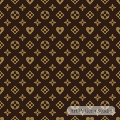 luxury monogram seamless pattern
