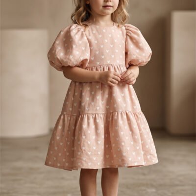 Kids Mouse Pattern Seamless & timeless Peach Nursery Design