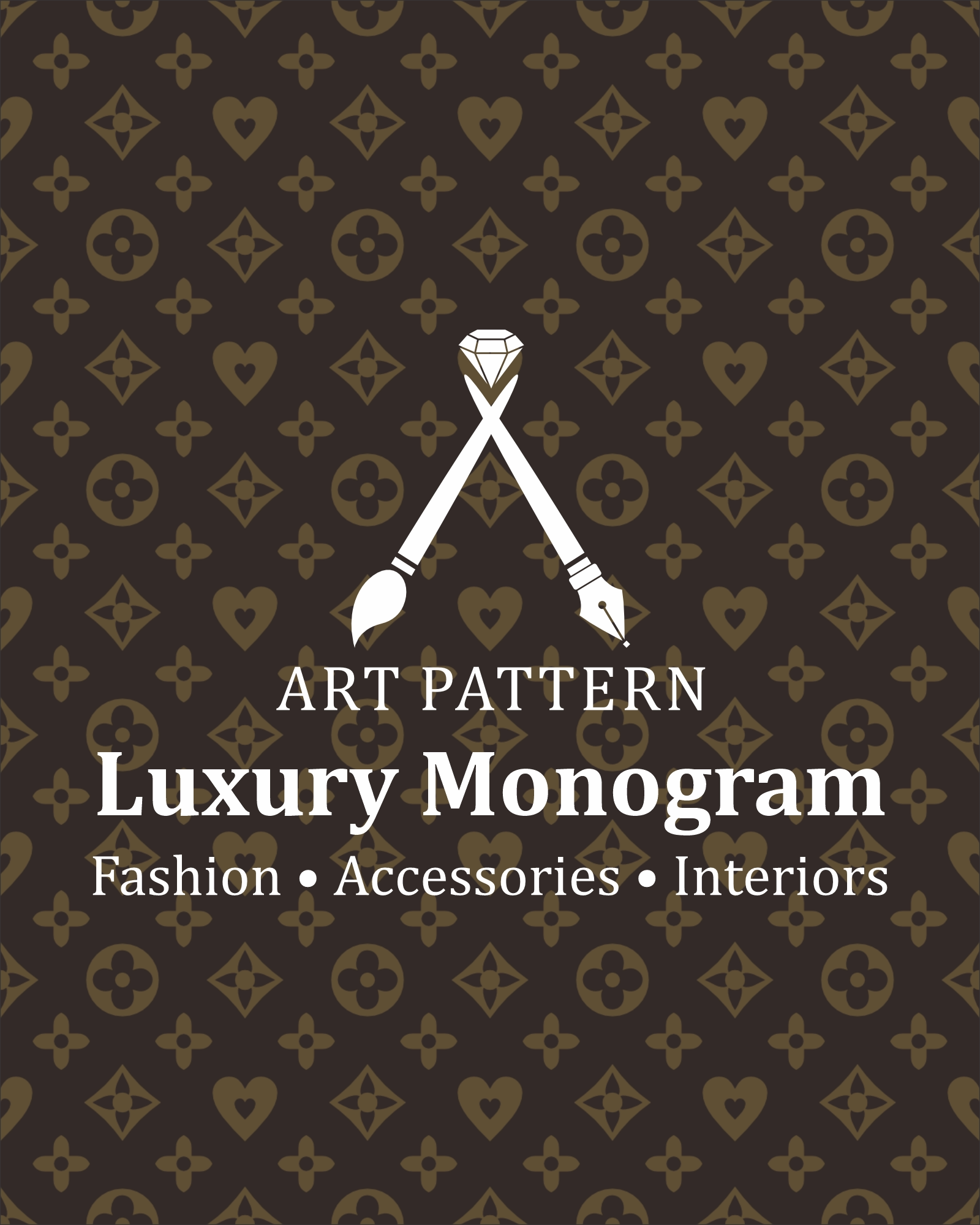 Luxury Monogram pattern collection