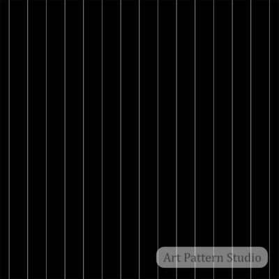 Black vertical pinstripe seamless pattern for luxury textile and wallpaper design