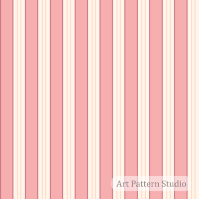 Pink stripe seamless pattern for textile and wallpaper design