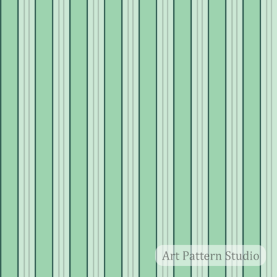 Green stripe seamless pattern for textile and wallpaper design