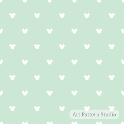 Cute mouse seamless pattern for nursery textile and kids surface design