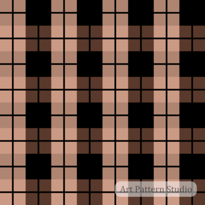 Neutral brown plaid seamless pattern featuring an elegant geometric tartan checkered design for fashion, textile printing, accessories and surface design.