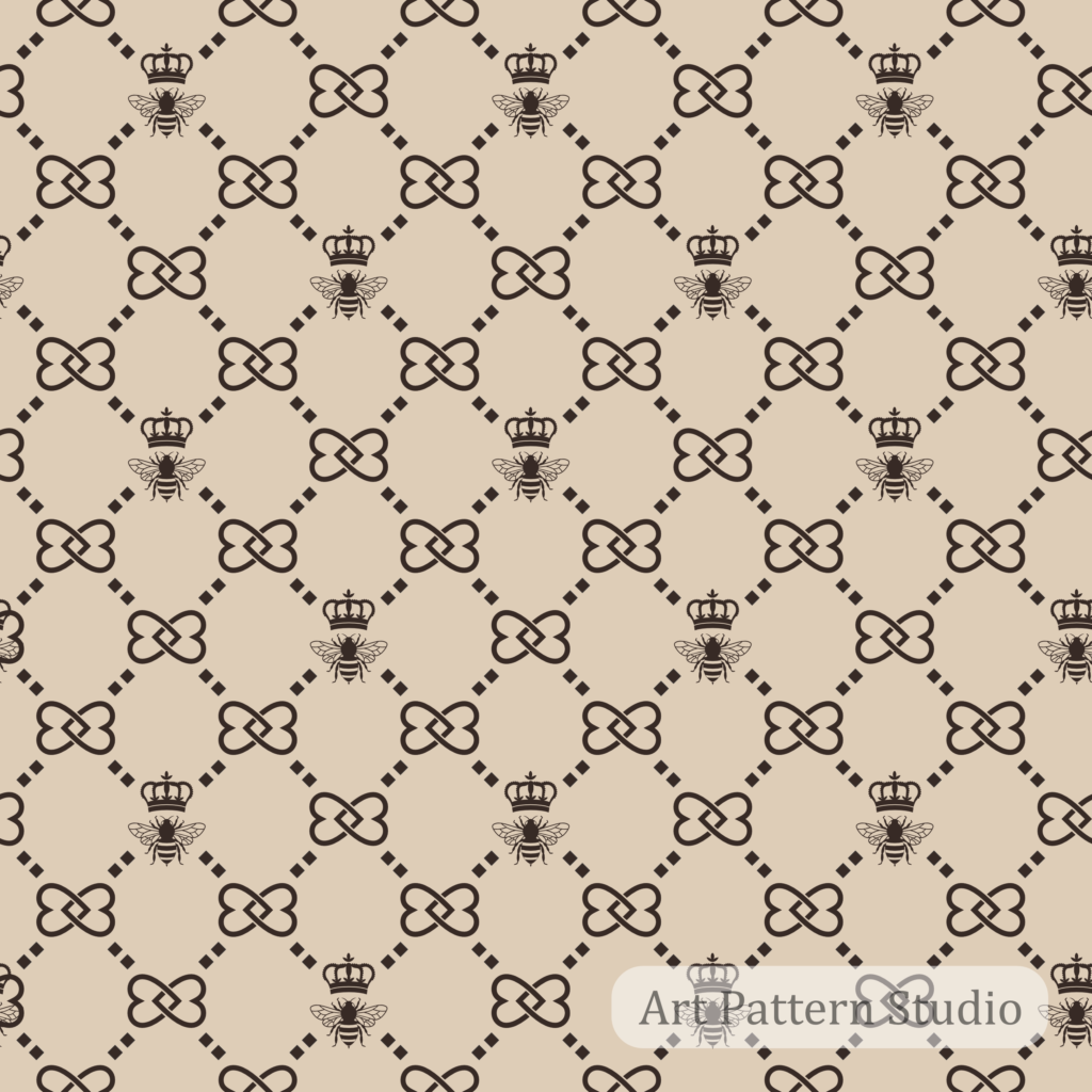 Luxury Monogram seamless pattern collection