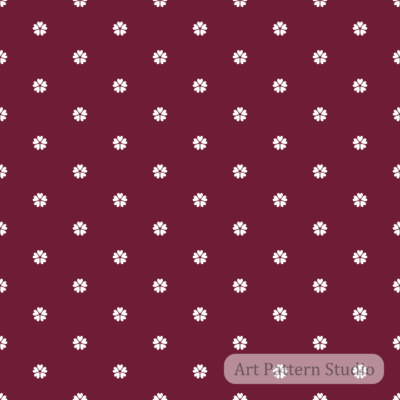 Burgundy and atelier ivory vintage ditsy floral seamless pattern for fashion textiles wallpaper accessories and surface design