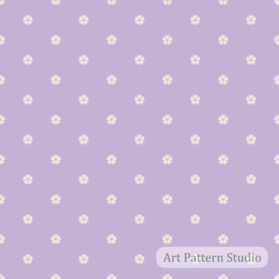 Fairy lilac and atelier ivory vintage ditsy floral seamless pattern for fashion textiles wallpaper stationery and surface design