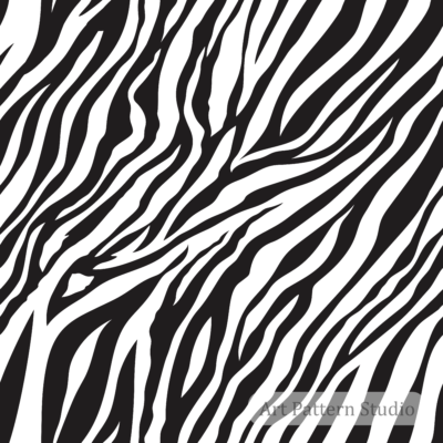Night black and moonlight zebra seamless animal print pattern for fashion textiles wallpaper packaging and accessories