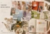 Summer 2027 color trend research moodboard with fashion, fabric, nature and Mediterranean references