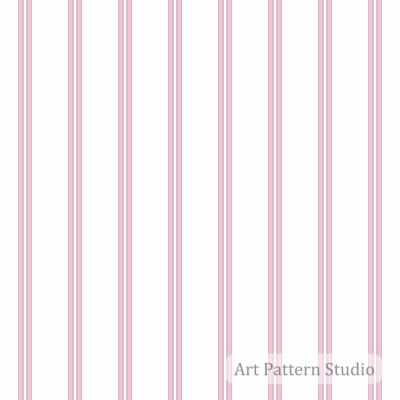 Blush pink double pinstripe seamless pattern on white background