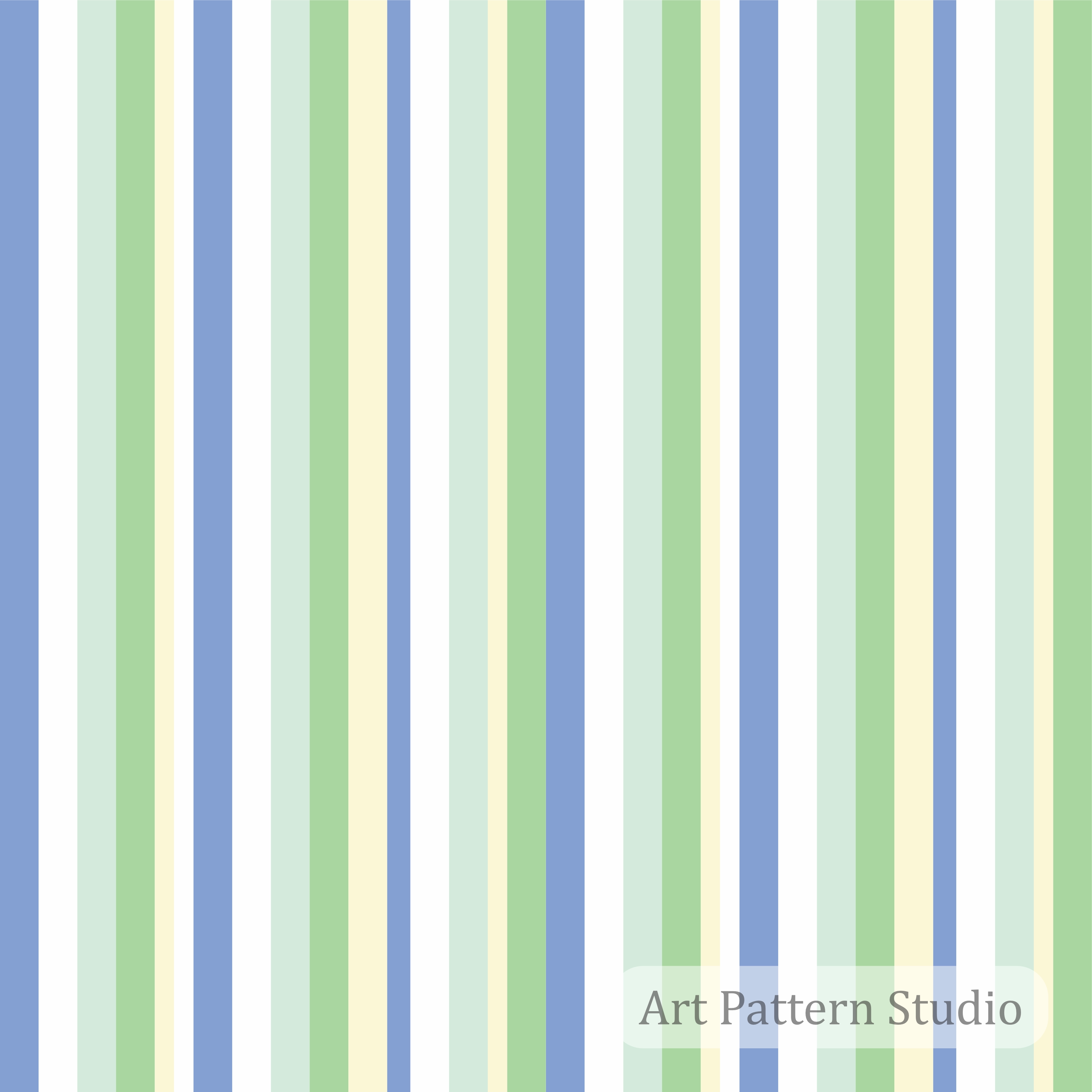 Pastel blue mint and cream multicolor stripe seamless pattern