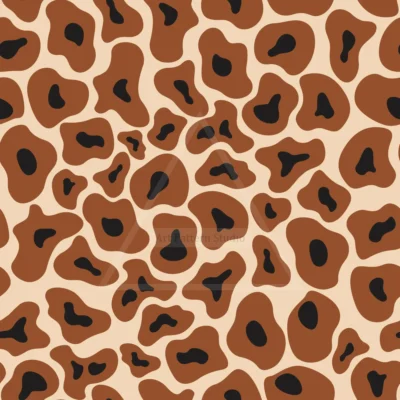 Chocolate Cream Leopard Seamless Pattern for fashion textile and surface design