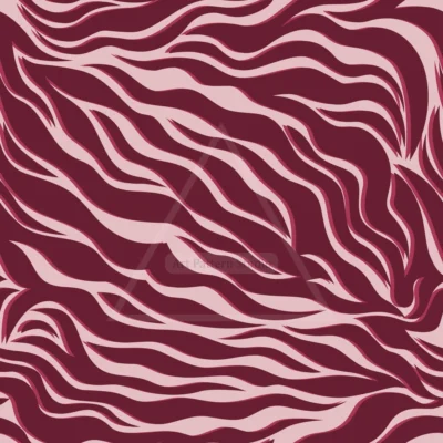 Burgundy Pink Zebra Seamless Pattern for fashion textile and surface design