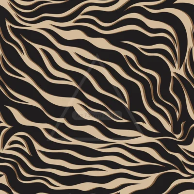 Black Taupe and Beige Zebra Seamless Pattern for fashion textile and surface design